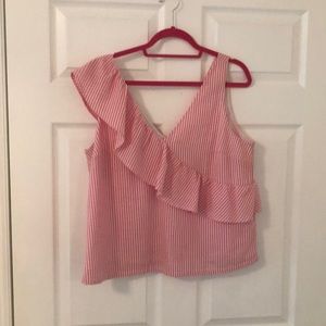 NWOT Vineyard Vines Pink seersucker top